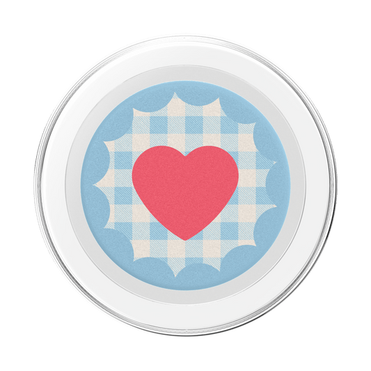 Gingham Heart —  MagSafe PopGrip - US 43553