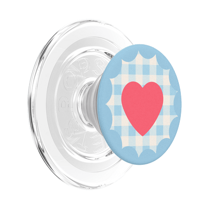 Gingham Heart —  MagSafe PopGrip - US 64286