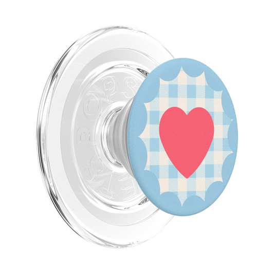 Gingham Heart —  MagSafe PopGrip - US 43553