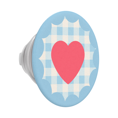 Gingham Heart —  MagSafe PopGrip - US 43553