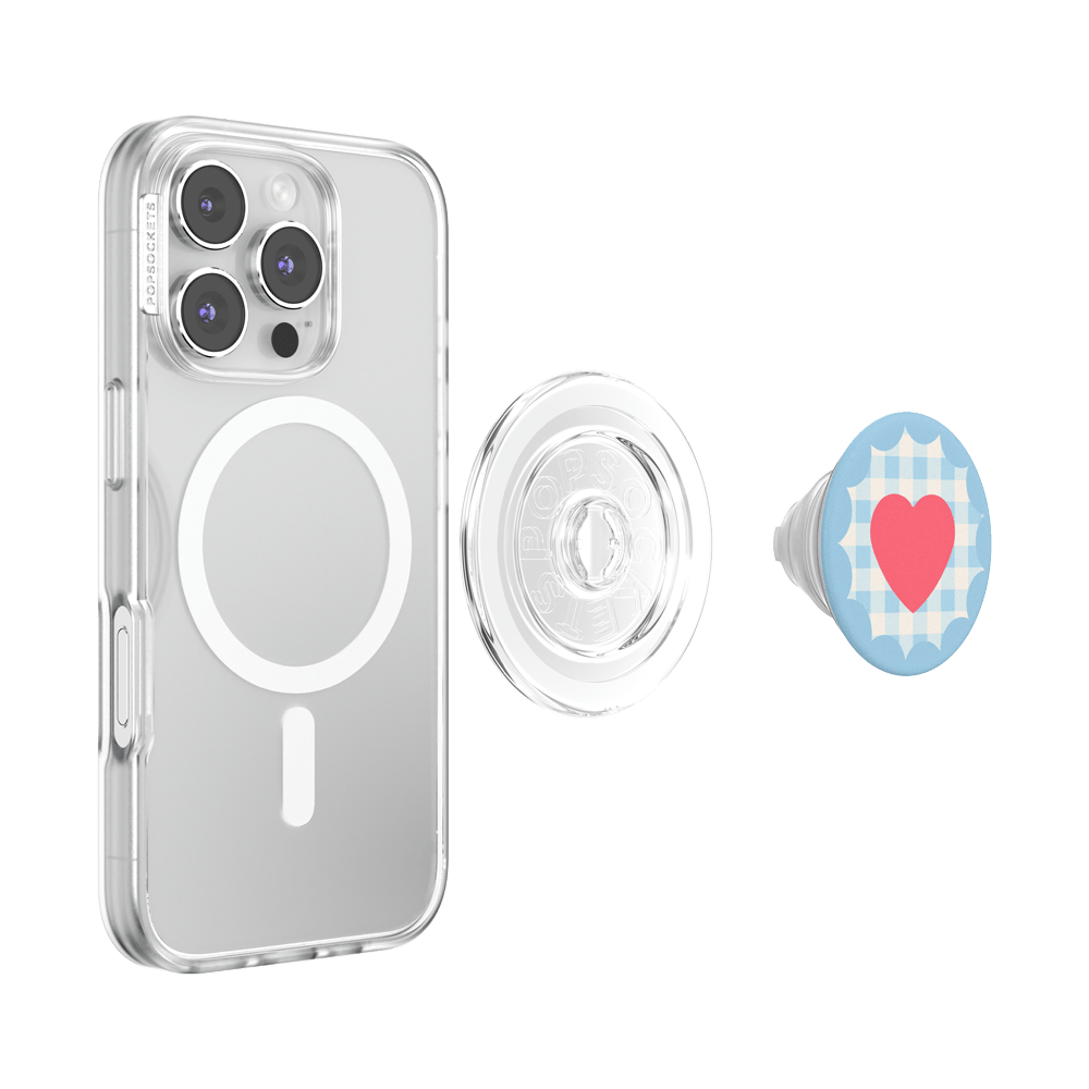 Gingham Heart —  MagSafe PopGrip - US 64286