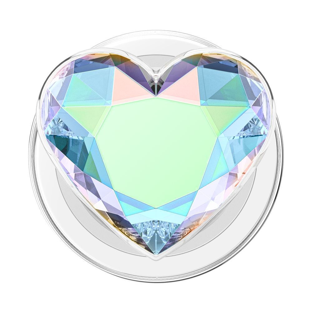 Iridescent Crystal Heart — MagSafe PopGrip - US 20446