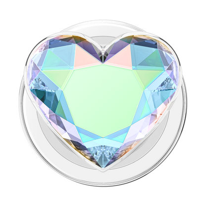 Iridescent Crystal Heart — MagSafe PopGrip - US 61777