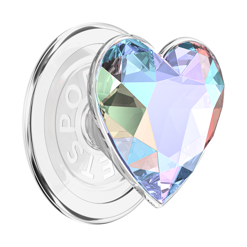 Iridescent Crystal Heart — MagSafe PopGrip - US 77822