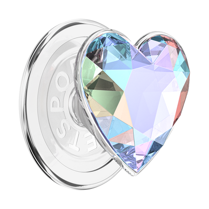 Iridescent Crystal Heart — MagSafe PopGrip - US 77822