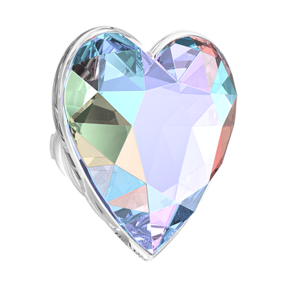 Iridescent Crystal Heart — MagSafe PopGrip - US 77822