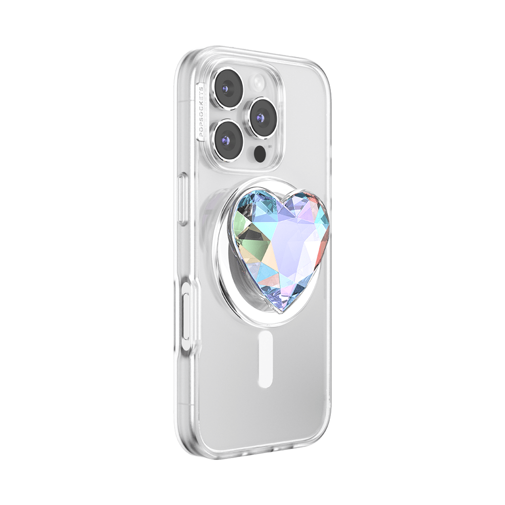 Iridescent Crystal Heart — MagSafe PopGrip - US 20446