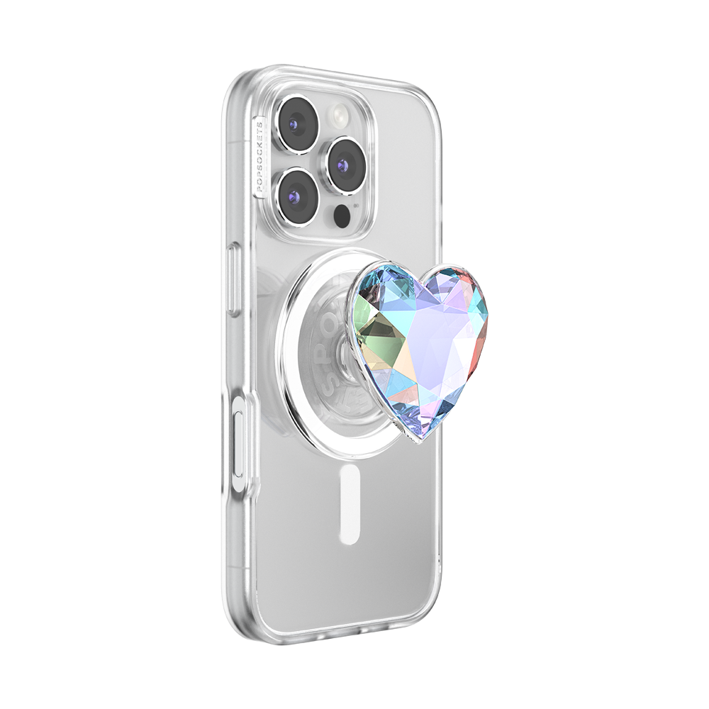 Iridescent Crystal Heart — MagSafe PopGrip - US 20446