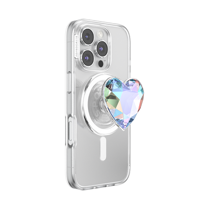 Iridescent Crystal Heart — MagSafe PopGrip - US 20446