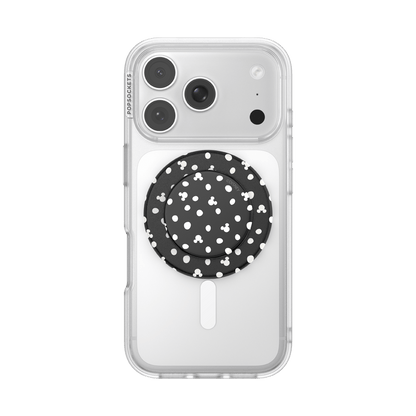 Mickey Polka Dot Black — MagSafe PopGrip - US 06947
