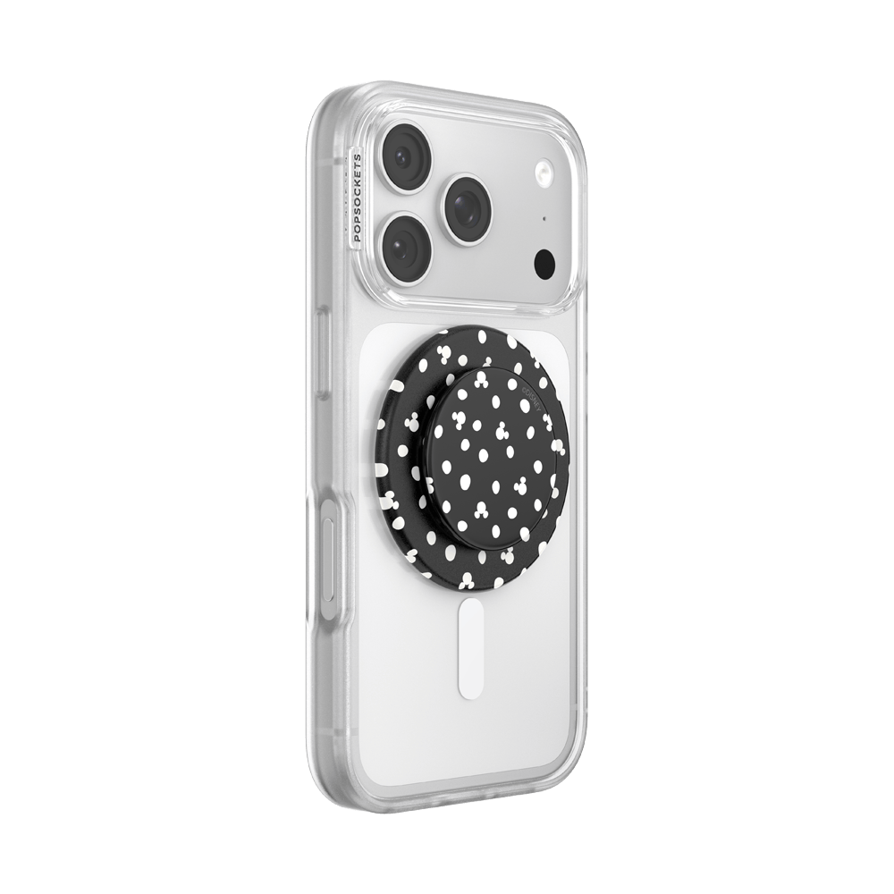 Mickey Polka Dot Black — MagSafe PopGrip - US 06947