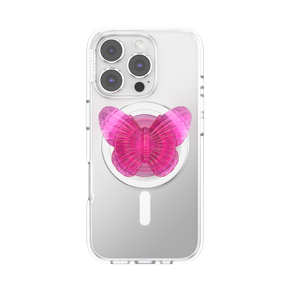 Molded Butterfly Magenta — MagSafe PopGrip - US 28061