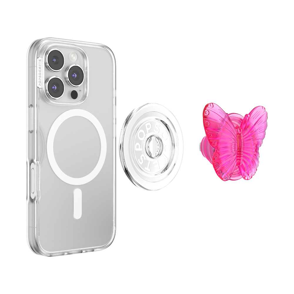 Molded Butterfly Magenta — MagSafe PopGrip - US 35625