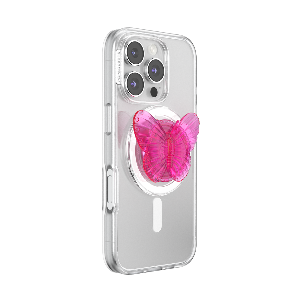 Molded Butterfly Magenta — MagSafe PopGrip - US 35625