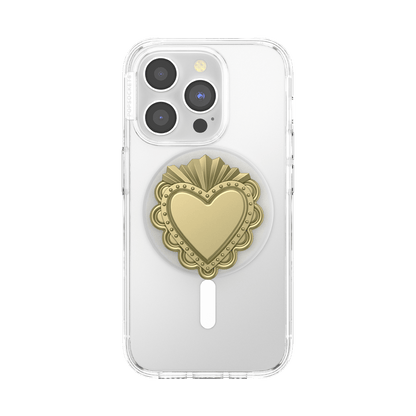 PopOut Sacred Heart Gold — MagSafe PopGrip - US 23396