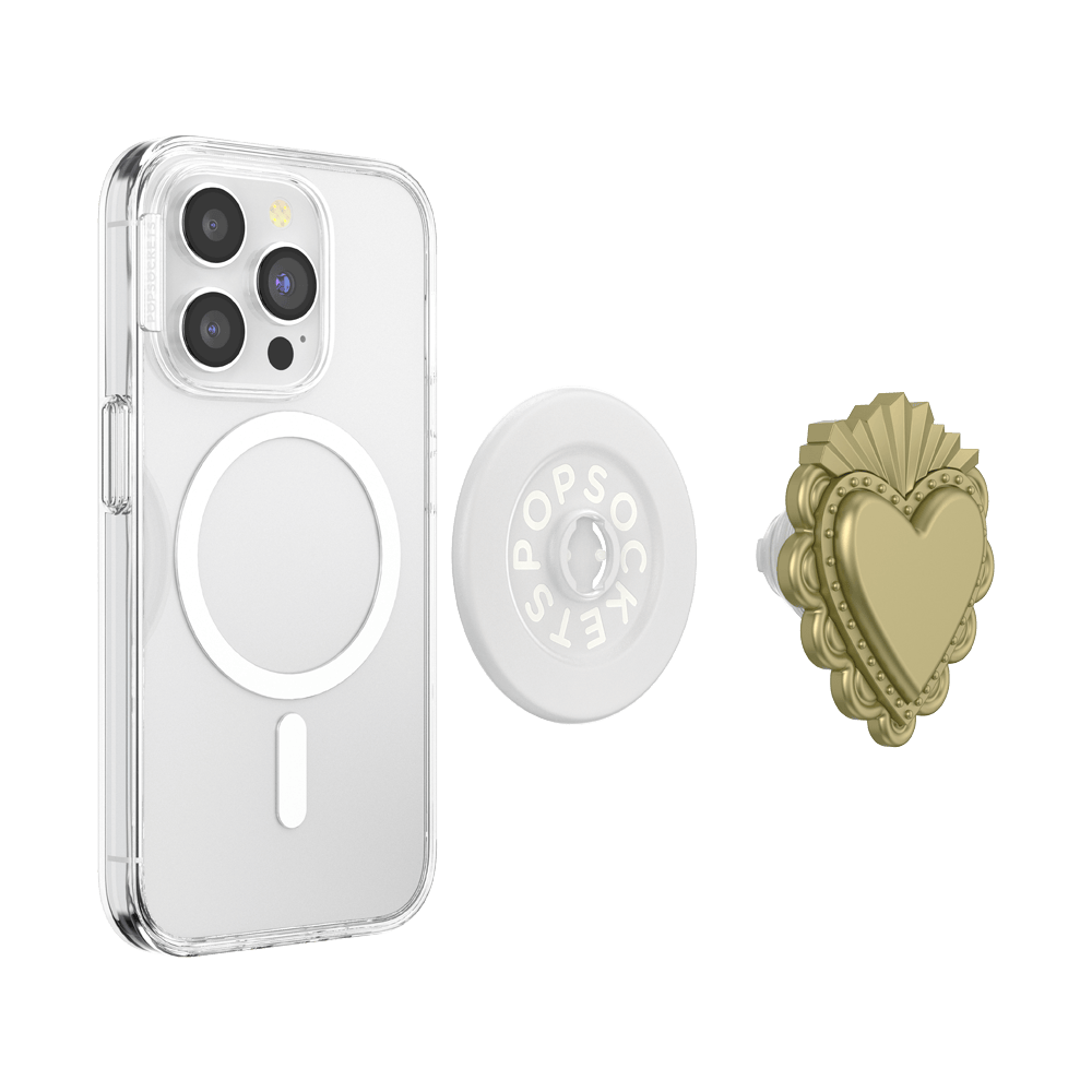 PopOut Sacred Heart Gold — MagSafe PopGrip - US 23396