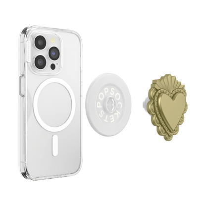 PopOut Sacred Heart Gold — MagSafe PopGrip - US 23396