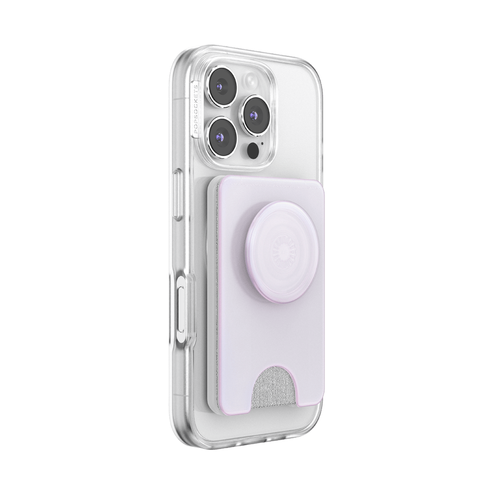 Opalescent White — MagSafe Kick-Out PopWallet+ & Stand - US 38980