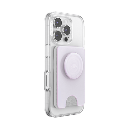 Opalescent White — MagSafe Kick-Out PopWallet+ & Stand - US 38980