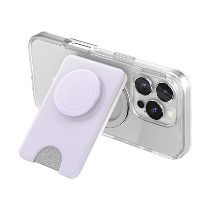Opalescent White — MagSafe Kick-Out PopWallet+ & Stand - US 38980