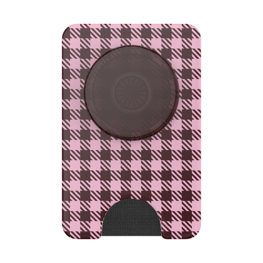 Black Cherry Gingham — MagSafe PopWallet+ - US 21133