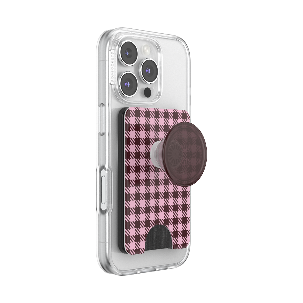Black Cherry Gingham — MagSafe PopWallet+ - US 75910