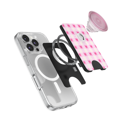 Blush Gingham — MagSafe PopWallet+ - US 06425