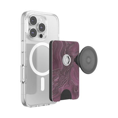 Burgundy Vein — MagSafe PopWallet+ - US 58327