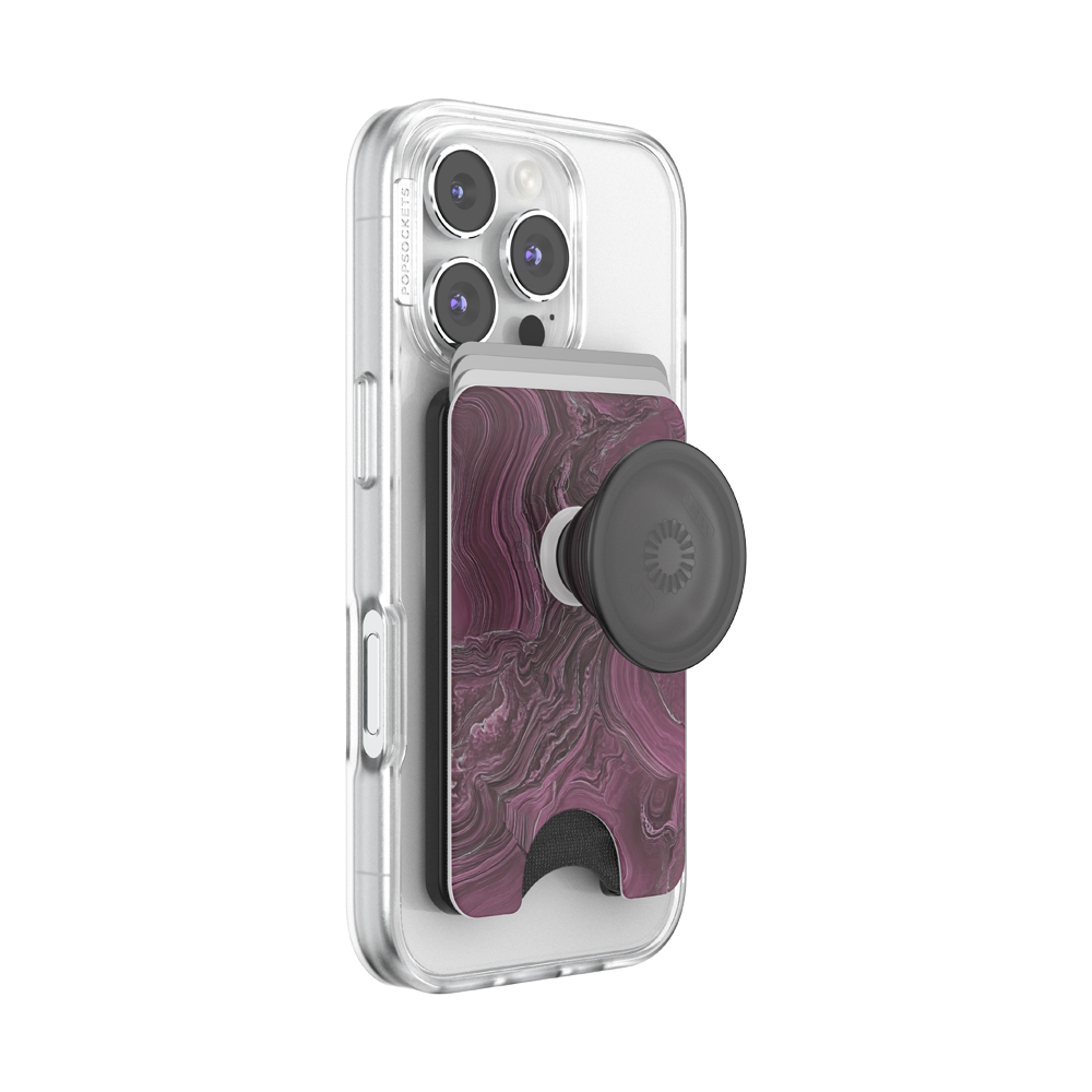 Burgundy Vein — MagSafe PopWallet+ - US 06171
