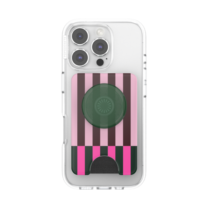 Pop of Pink Stripe — MagSafe PopWallet+ - US 05722