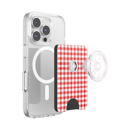 Red Gingham — MagSafe PopWallet+ - US 65005