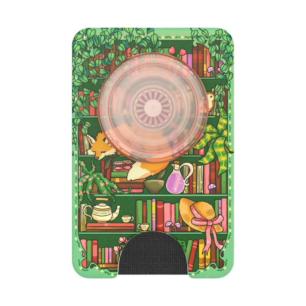 Storied Shelves Green — MagSafe PopWallet+ - US 73440