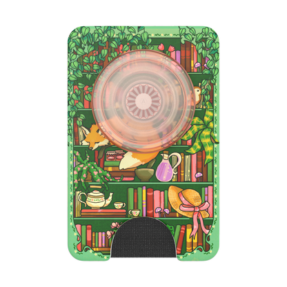 Storied Shelves Green — MagSafe PopWallet+ - US 62715