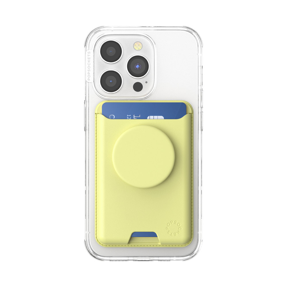 Butter Yellow — Softgoods MagSafe PopWallet+ - US 50051