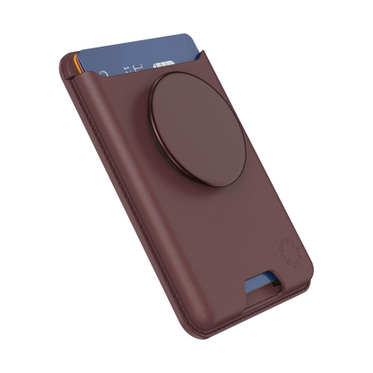 Aluminum Oxblood — Softgoods MagSafe PopWallet+ - US 63926