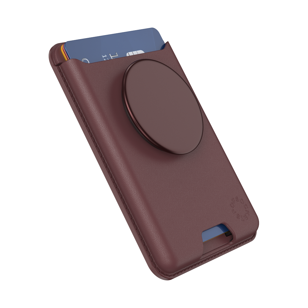 Aluminum Oxblood — Softgoods MagSafe PopWallet+ - US 98368