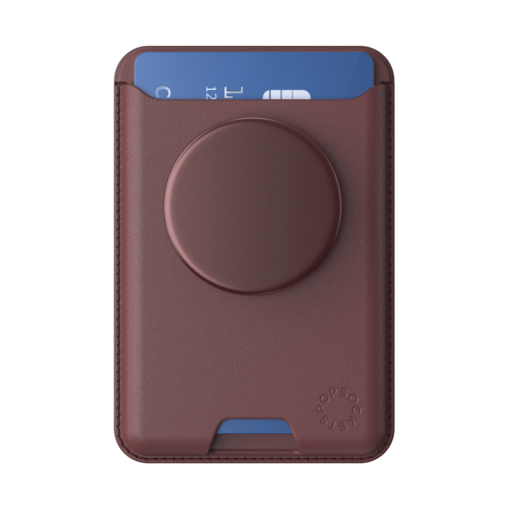 Aluminum Oxblood — Softgoods MagSafe PopWallet+ - US 87017