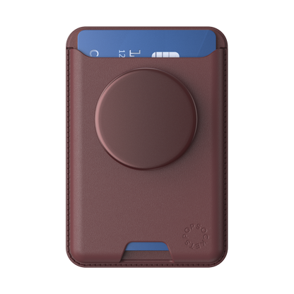 Aluminum Oxblood — Softgoods MagSafe PopWallet+ - US 63926