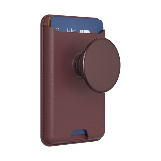 Aluminum Oxblood — Softgoods MagSafe PopWallet+ - US 63926