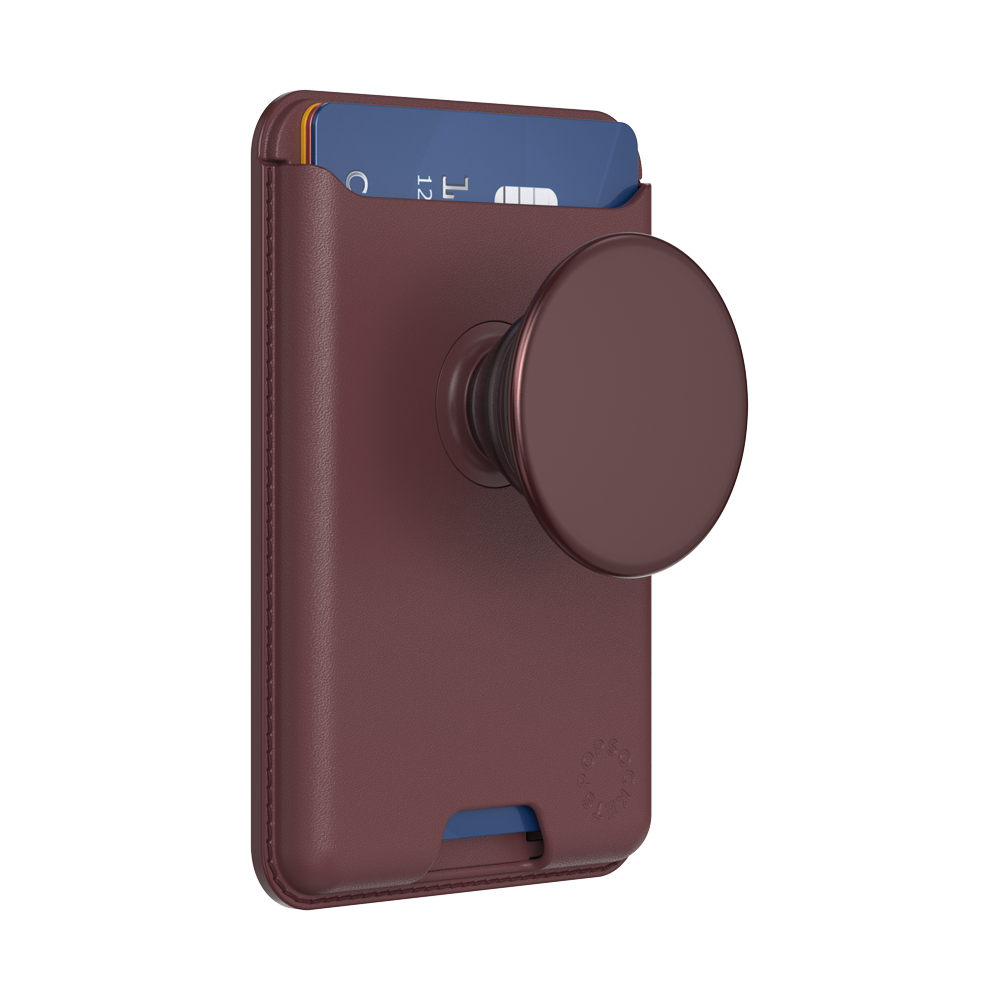 Aluminum Oxblood — Softgoods MagSafe PopWallet+ - US 22666