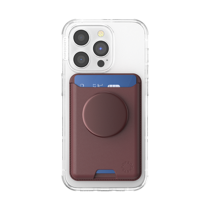 Aluminum Oxblood — Softgoods MagSafe PopWallet+ - US 50509