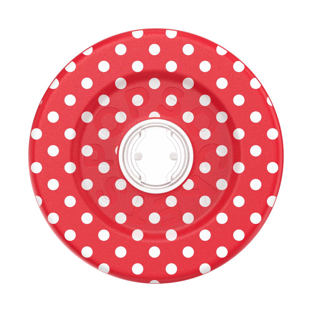 Polkadot Red —  MagSafe Round Base - US 23064