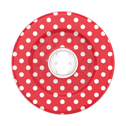 Polkadot Red —  MagSafe Round Base - US 23064