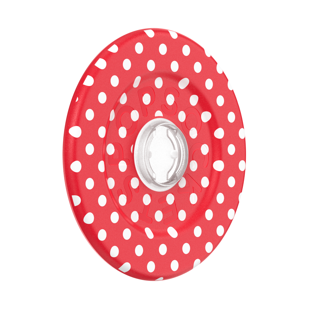 Polkadot Red —  MagSafe Round Base - US 97464