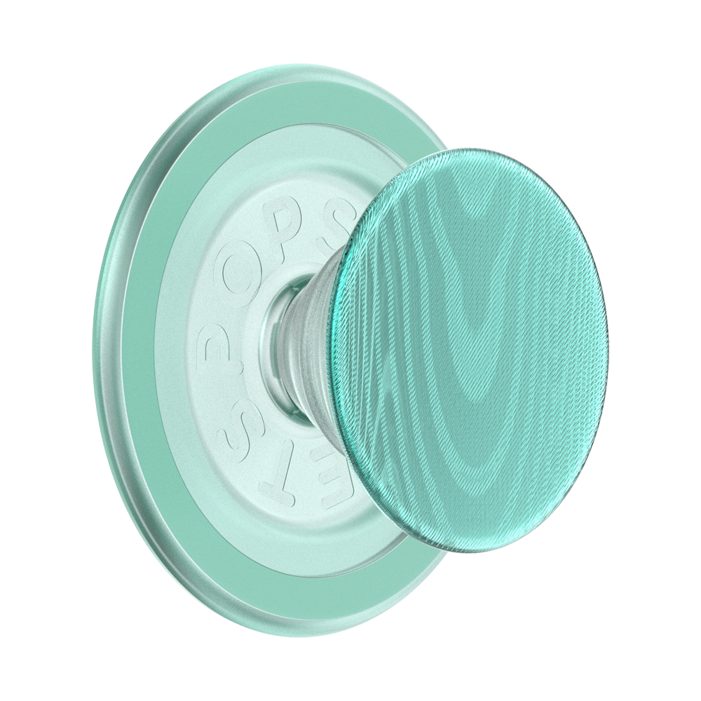 Aluminum Moire Turquoise — MagSafe PopGrip - US 57789