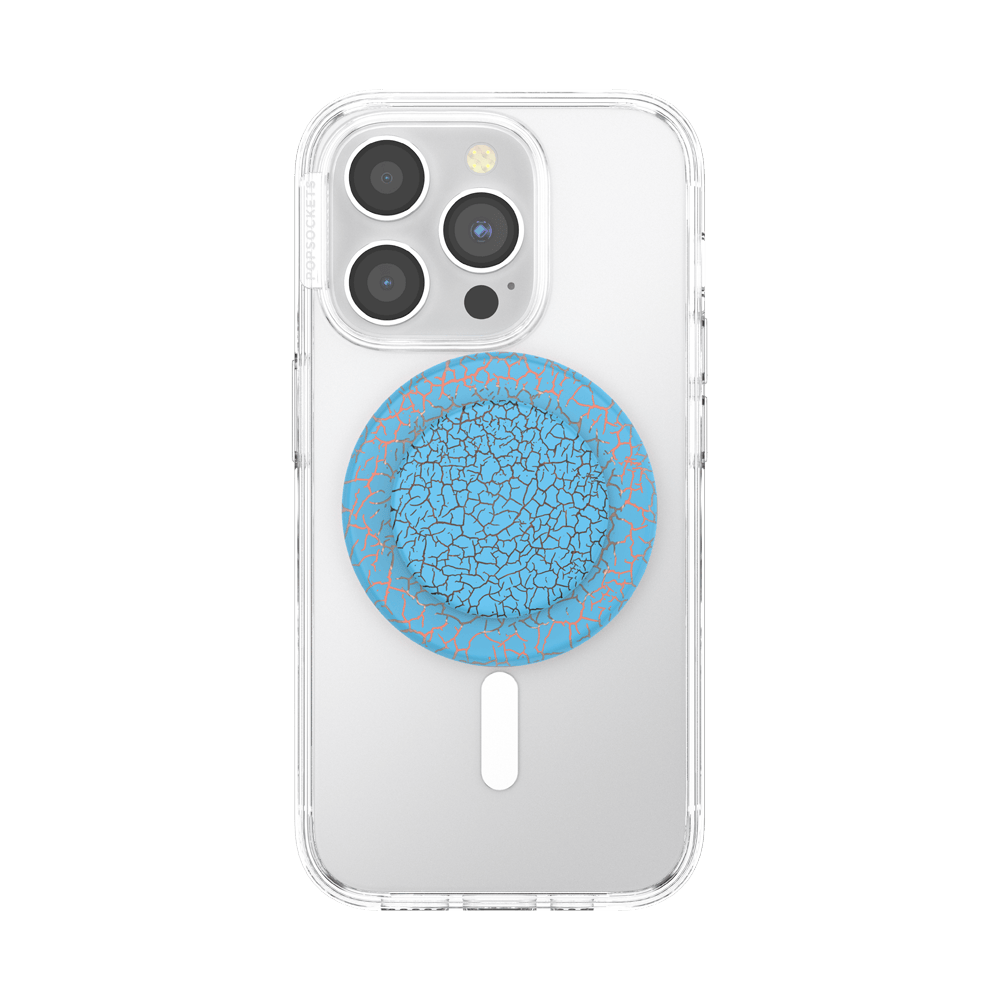 Crackle Denali Printed Orange Zest — MagSafe PopGrip - US 16602