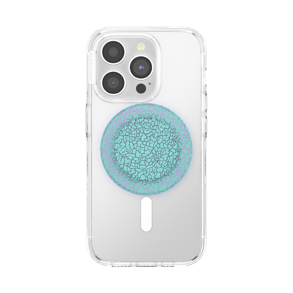 Crackle Reef Printed Sugar Plum — MagSafe PopGrip - US 64443