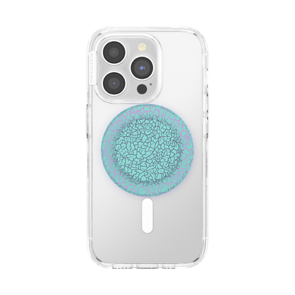 Crackle Reef Printed Sugar Plum — MagSafe PopGrip - US 72423
