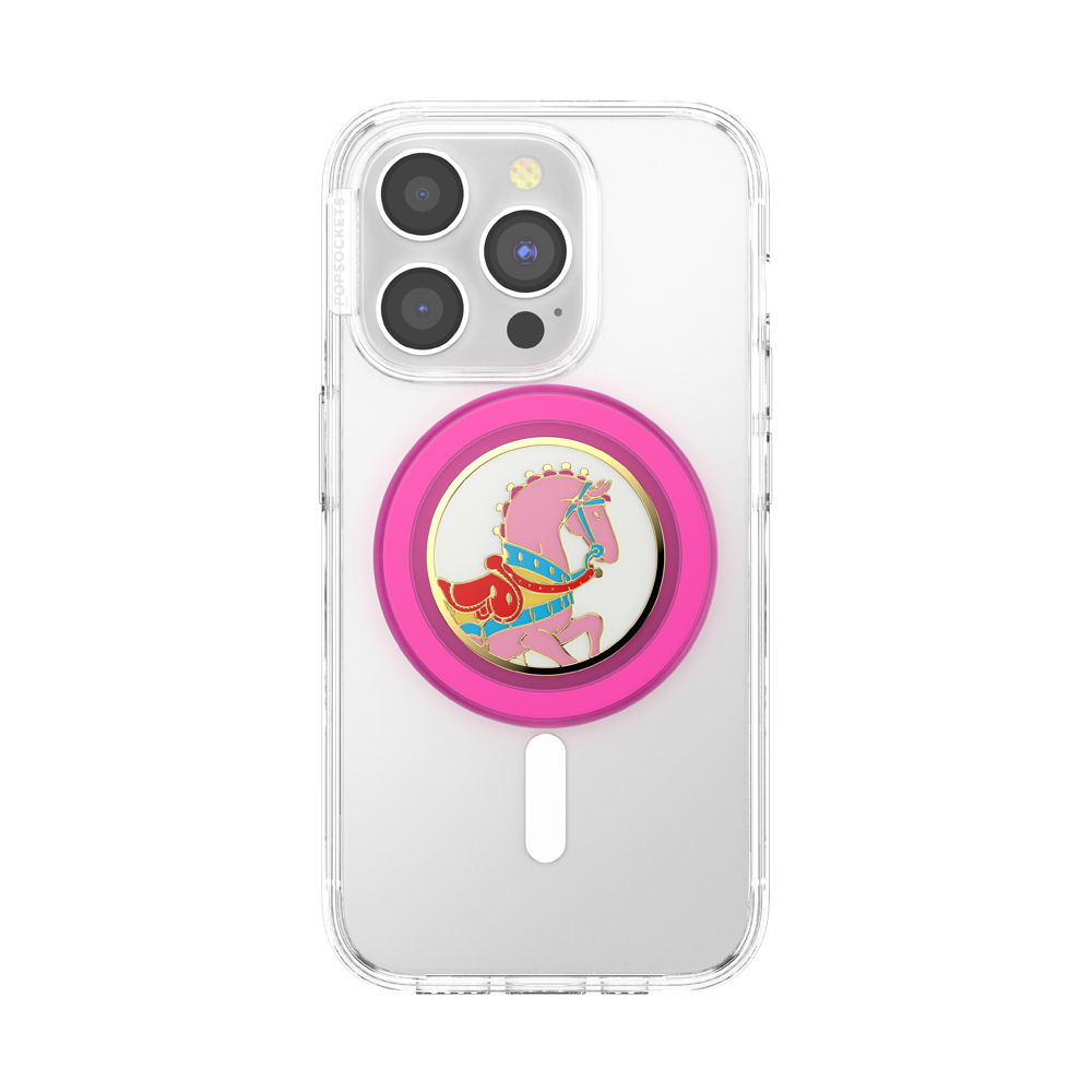 Enamel Carousel Pony — MagSafe PopGrip - US 46261