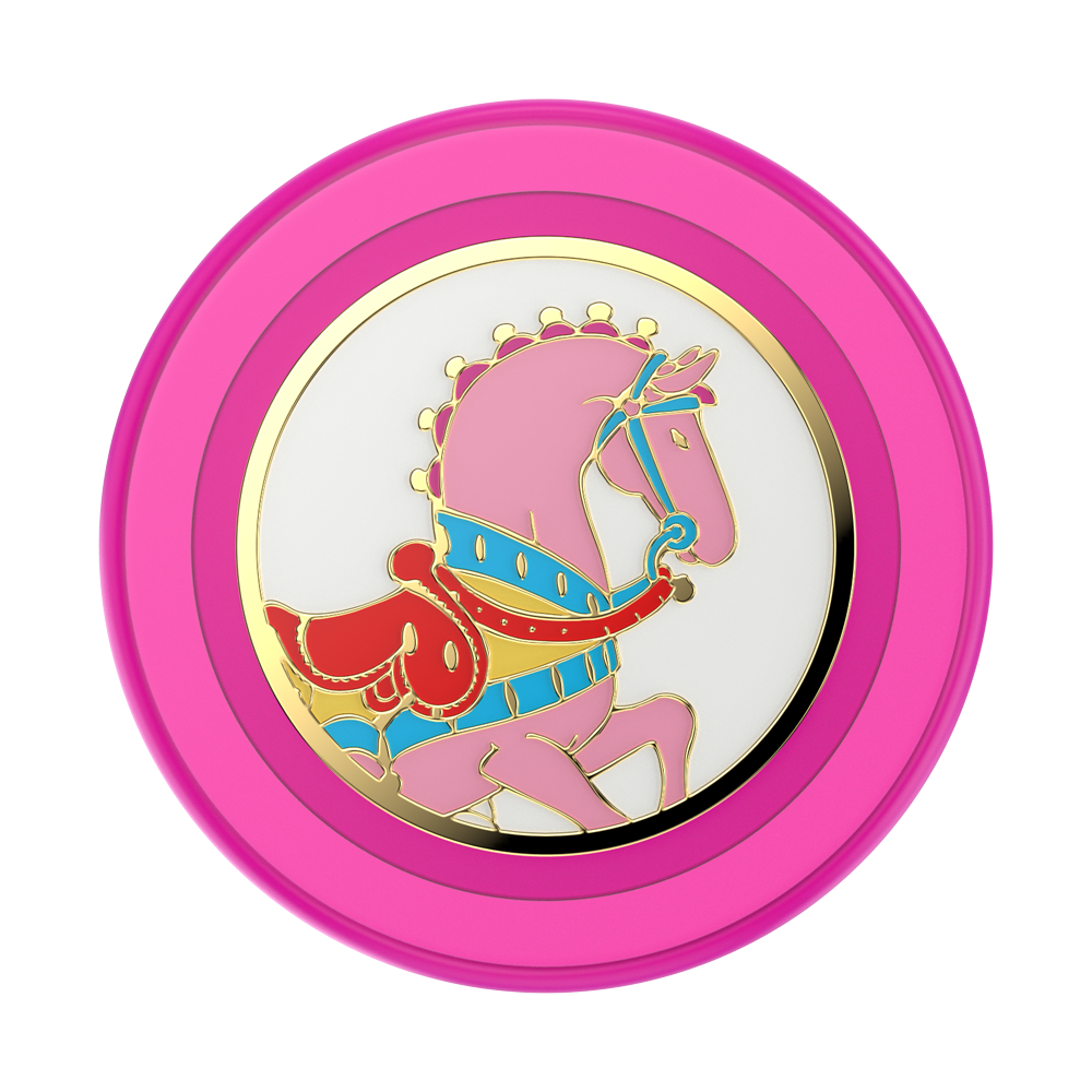 Enamel Carousel Pony — MagSafe PopGrip - US 40885